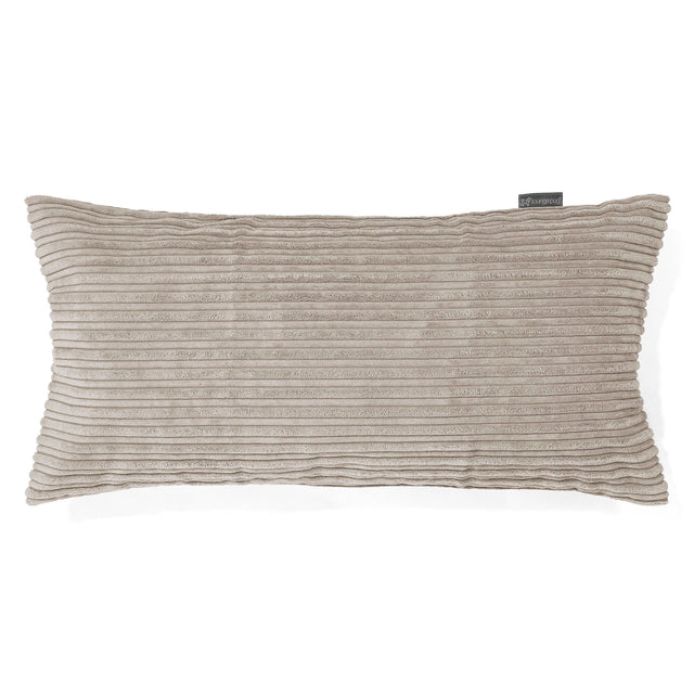 Riesen Kissen 40 x 80cm - Cord Nerzfarben 01