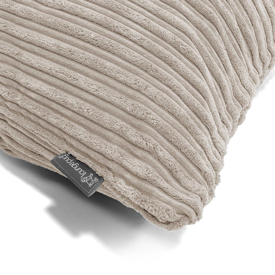Riesen Kissen 40 x 80cm - Cord Nerzfarben 02