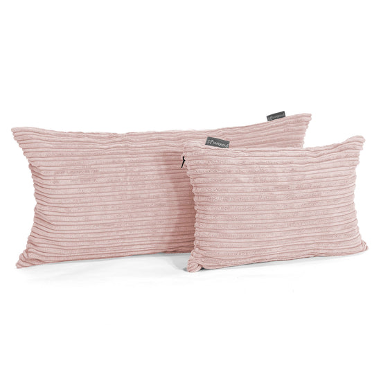 Riesen Kissen 40 x 80cm - Cord Rosa 03