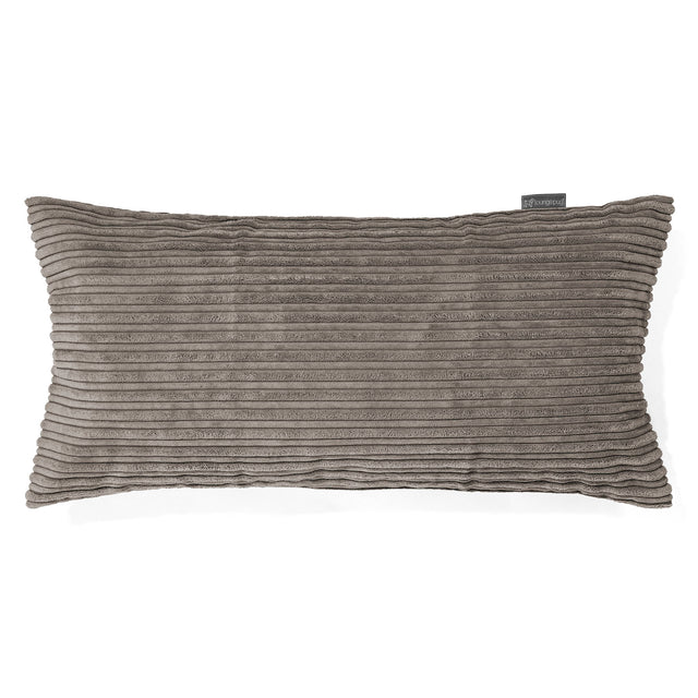 Riesen Kissen 40 x 80cm - Cord Schiefergrau 01