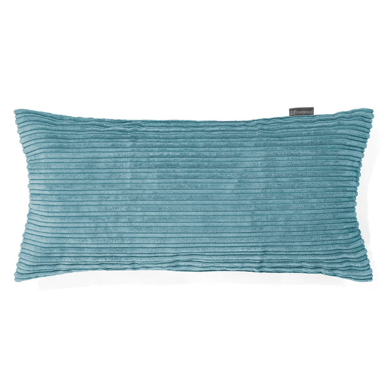 Riesen Kissen 40 x 80cm - Cord Türkis 01