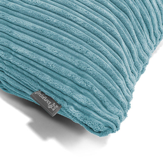 Riesen Kissen 40 x 80cm - Cord Türkis 02