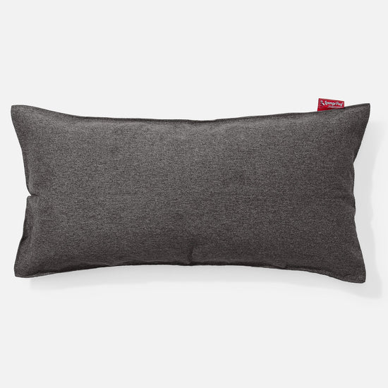 Riesen Kissen 40 x 80cm - Interalli Wolle Grau 01