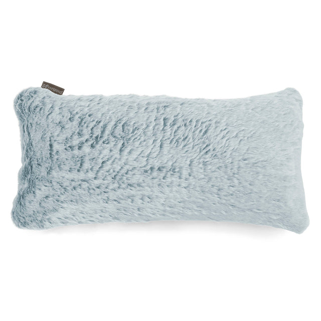 Riesen Kissen 40 x 80cm - Kaninchen Kunstfell Pastellblau 01