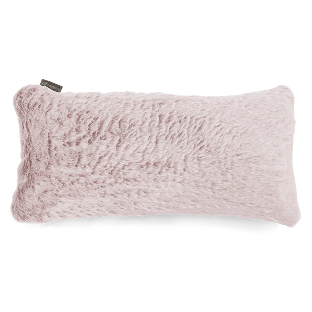 Riesen Kissen 40 x 80cm - Kaninchen Kunstfell Pastellrosa 01