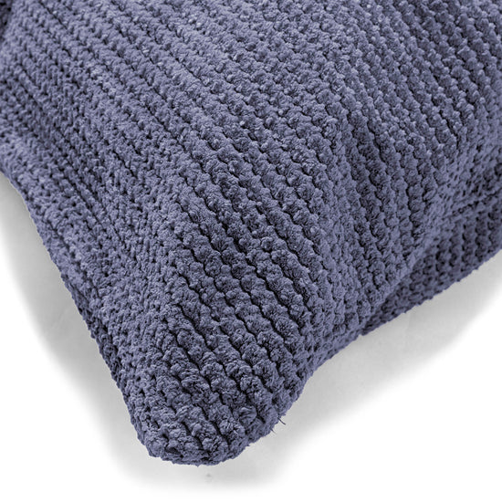 Riesen Kissen 40 x 80cm - Pom-Pom Lila 02