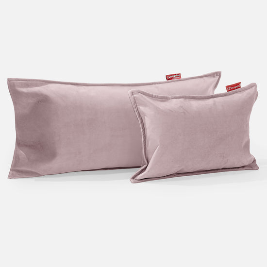 Riesen Kissen 40 x 80cm - Samt Pink 03