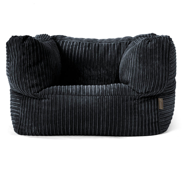 Albert Sitzsack Ohrensessel - Cord Schwarz 01