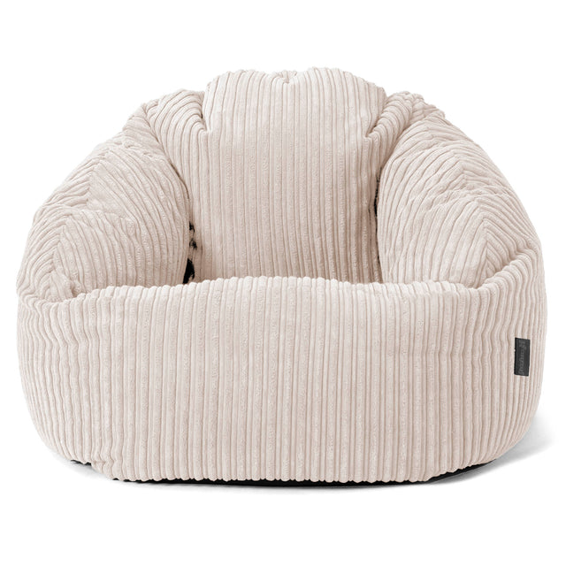 Bubble Sitzsack Sessel - Cord Elfenbein 01