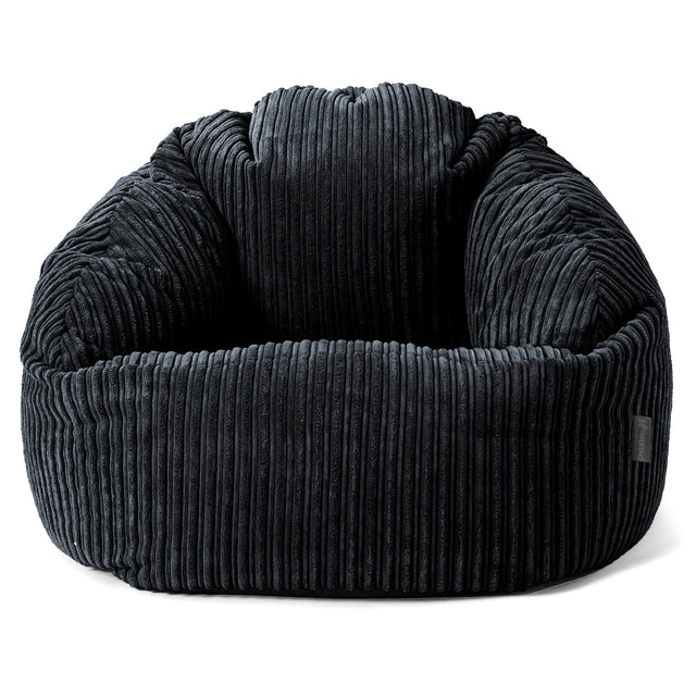 Bubble Sitzsack Sessel - Cord Schwarz 01