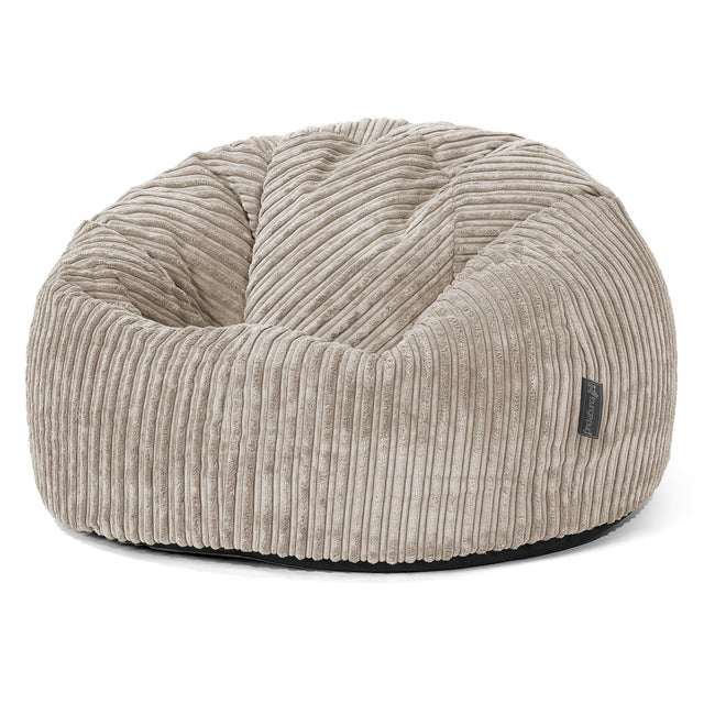 Klassischer Sitzsack Sessel - Cord Nerzfarben 01