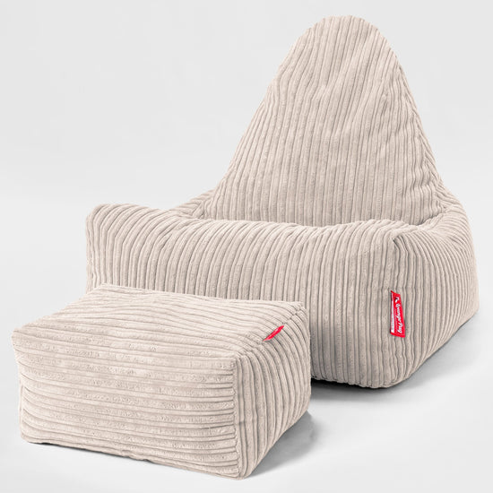 Skandi-Lounge Sitzsack - Cord Creme 02