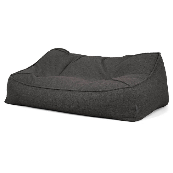 Das Slouchy Sitzsack Sofa - Bouclé Graphitgrau_03