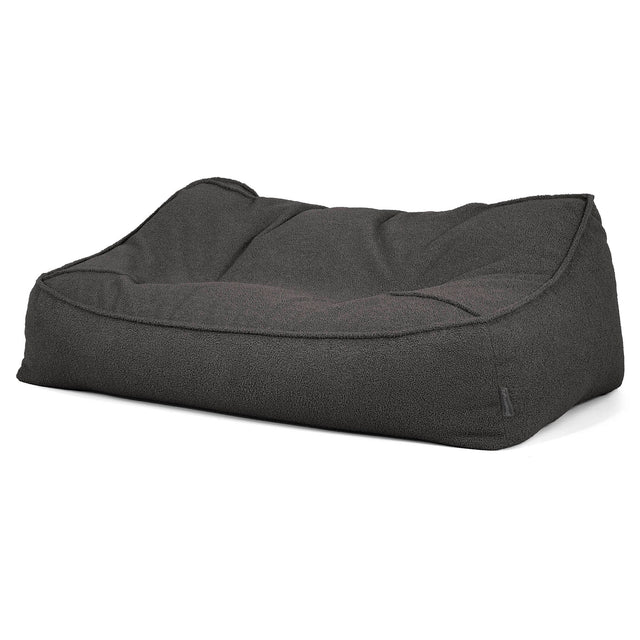 Das Slouchy Sitzsack Sofa - Bouclé Graphitgrau_03
