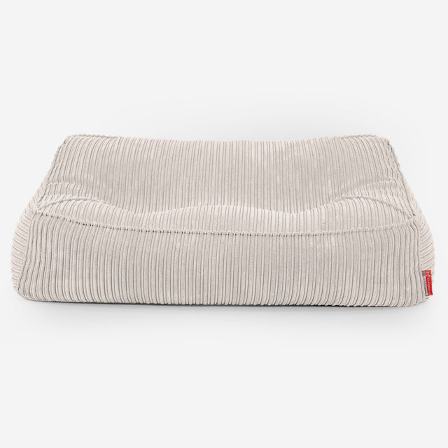 Das Slouchy Sitzsack Sofa - Cord Elfenbein 01