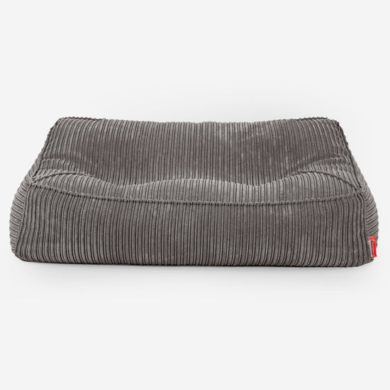 Das Slouchy Sitzsack Sofa - Cord Graphitgrau 01