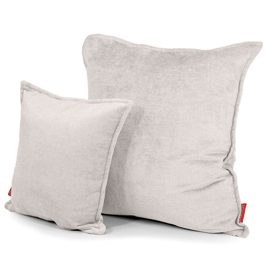 Dekokissen / Sofa Kissenbezug 47 x 47cm - Chenille Creme 02