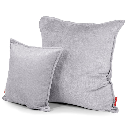 Dekokissen / Sofa Kissenbezug 47 x 47cm - Chenille Grau 02