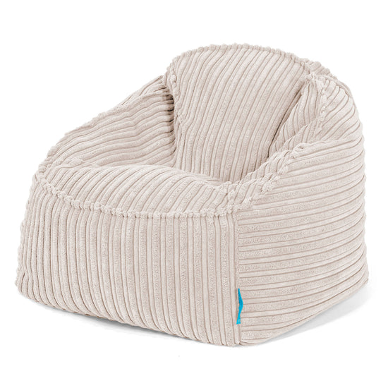 Der Slouchy Kinder Sitzsack 2-6 Jahre - Cord Elfenbein_01