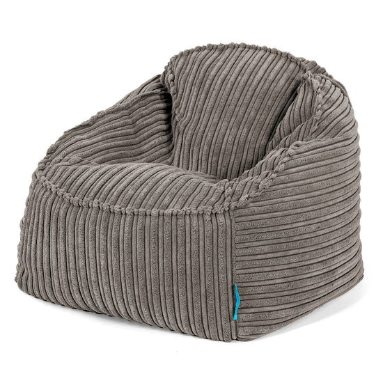 Der Slouchy Kinder Sitzsack 2-6 Jahre - Cord Graphitgrau_01