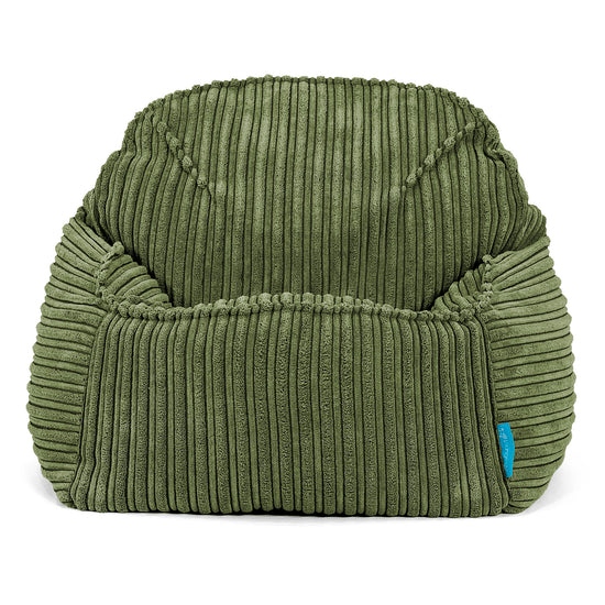 Der Slouchy Kinder Sitzsack 2-6 Jahre - Cord Nadelwaldgrün_02