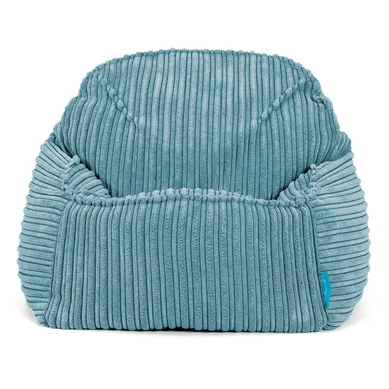 Der Slouchy Kinder Sitzsack 2-6 Jahre - Cord Türkis_02