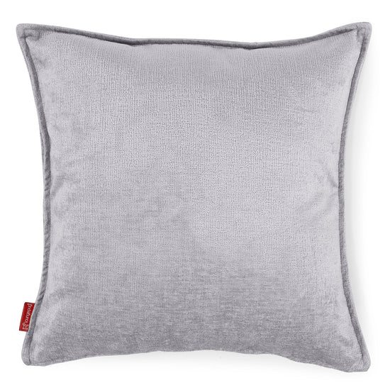 Extra Große Dekokissen / Sofa Kissenbezug 70 x 70cm - Chenille Grau 01