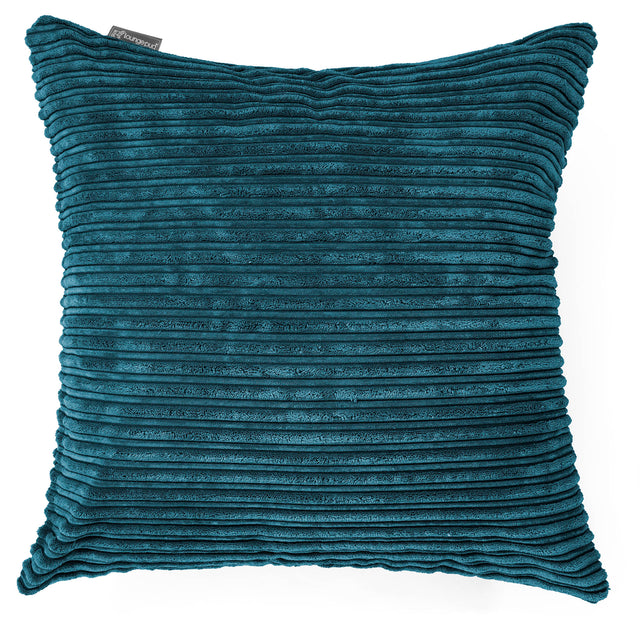 Extra Große Kissen 70 x 70cm - Cord Blaugrün 01