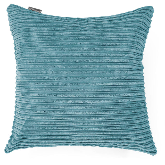 Extra Große Kissen 70 x 70cm - Cord Türkis 01