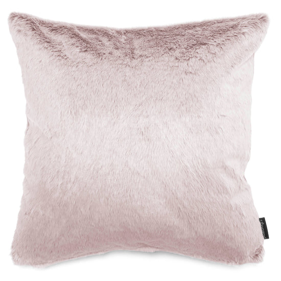 Extra Große Kissen 70 x 70cm - Kaninchen Kunstfell Pastellrosa 01