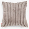 Extra Große Dekokissen / Sofa Kissenbezug 70 x 70cm - Ultra Plüsch Cord Nerzfarben 01