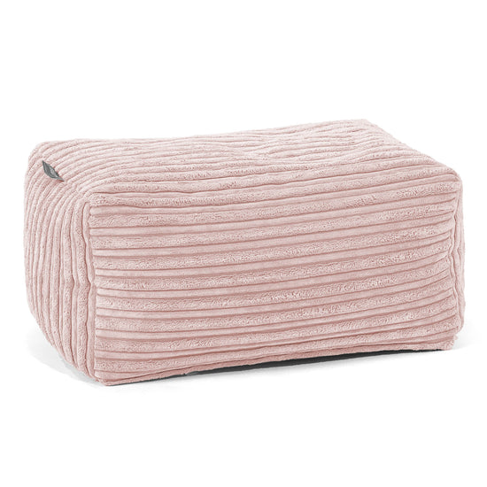 Fußhocker Pouf - Cord Rosa 01