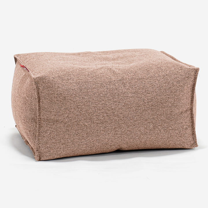Fußhocker Pouf - Interalli Wolle Sand 01