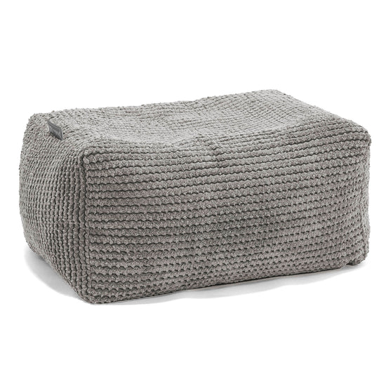 Fußhocker Pouf - Pom-Pom Anthrazit 01