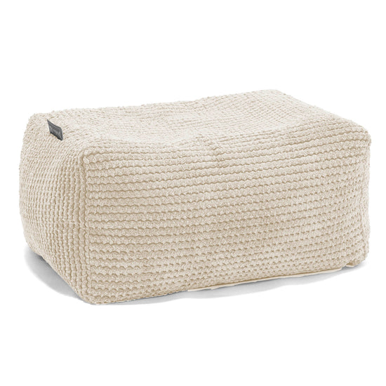 Fußhocker Pouf - Pom-Pom Creme 01