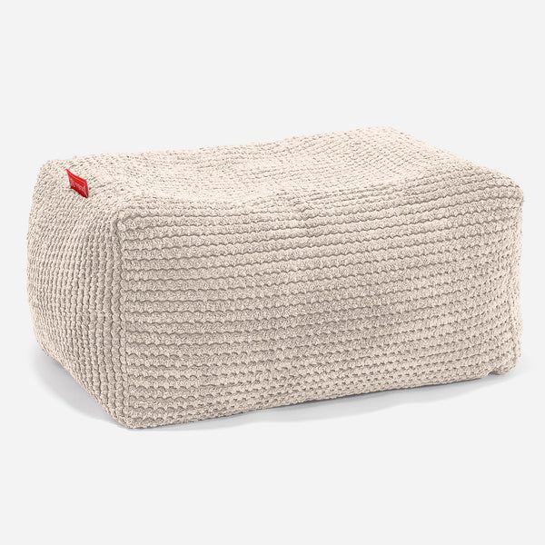 Fußhocker Pouf - Pom-Pom Creme 01