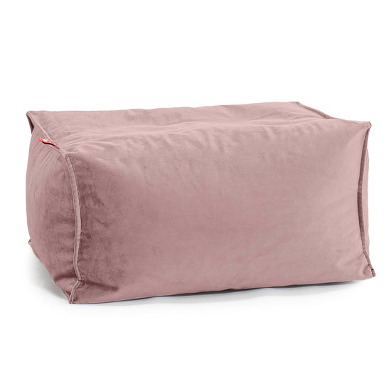 Fußhocker Pouf - Samt Pink 01