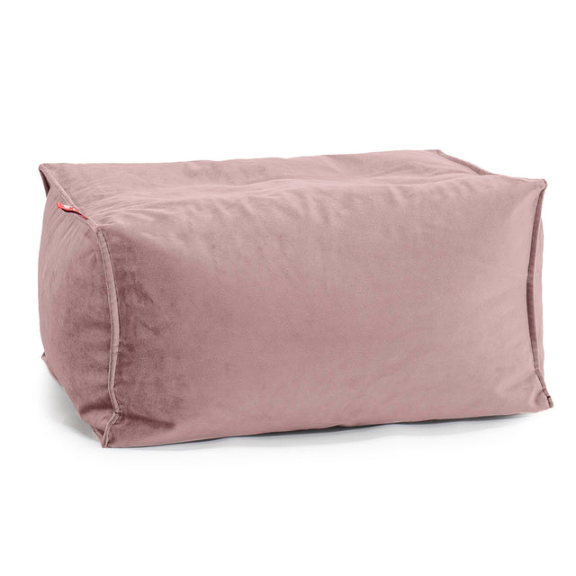 Fußhocker Pouf - Samt Pink 01