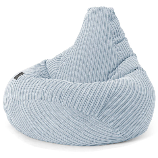 Gaming Sitzsack Sessel - Cord Baby Blau 02