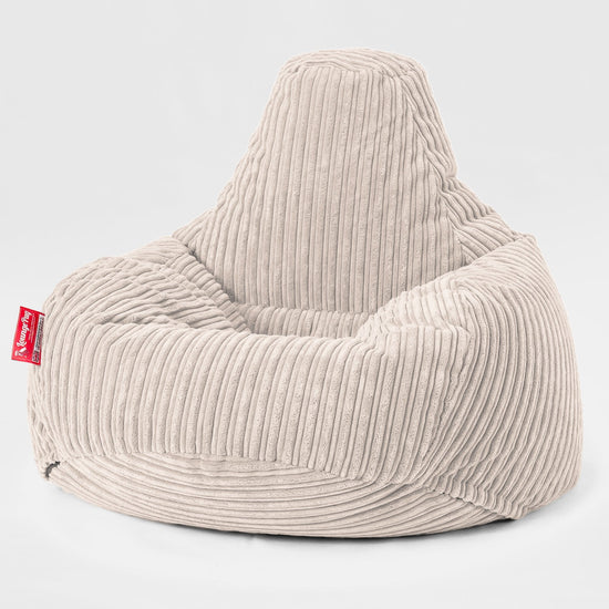 Tropfen Sitzsack - Cord Creme 01
