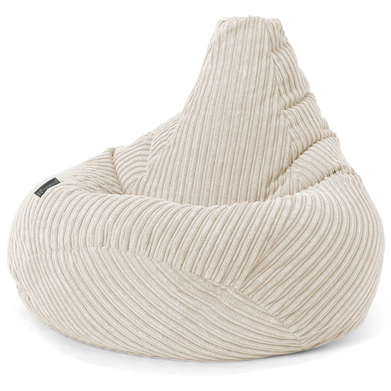 Gaming Sitzsack Sessel - Cord Creme 02