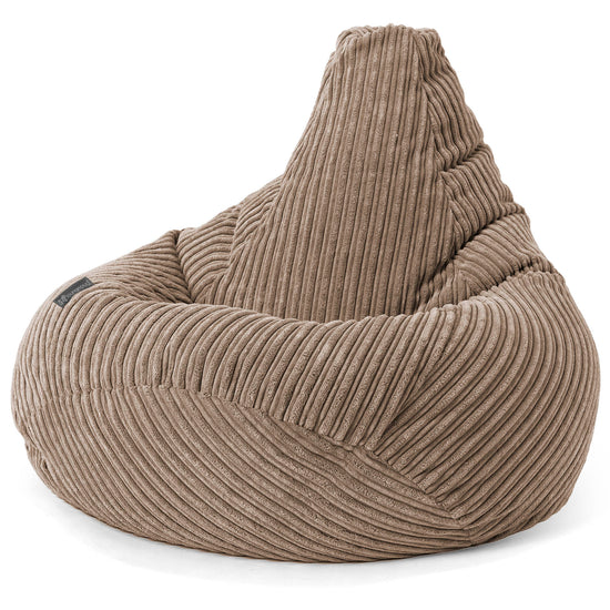 Gaming Sitzsack Sessel - Cord Mocca 02