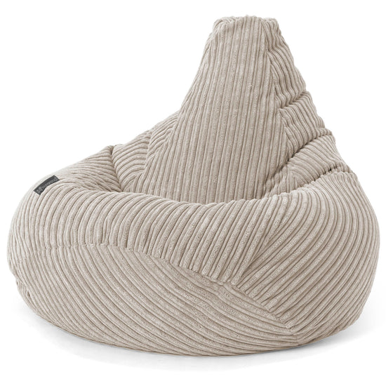 Gaming Sitzsack Sessel - Cord Nerzfarben 02