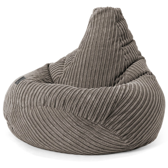 Gaming Sitzsack Sessel - Cord Graphitgrau 02