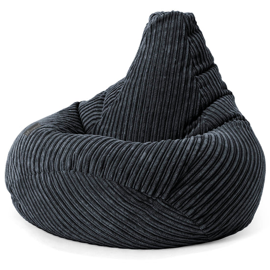 Gaming Sitzsack Sessel - Cord Schwarz 02