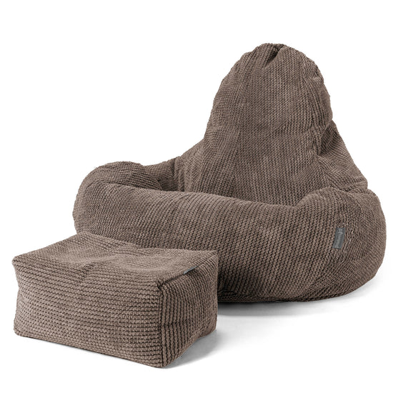 Ultra Lux Gaming Sitzsack - Pom-Pom Schoko 02