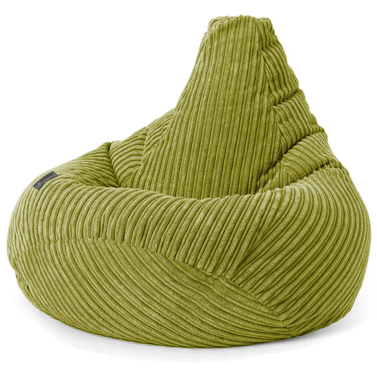 Kinder Gaming Sitzsack 6-14 Jahre - Cord Hellgrün 03