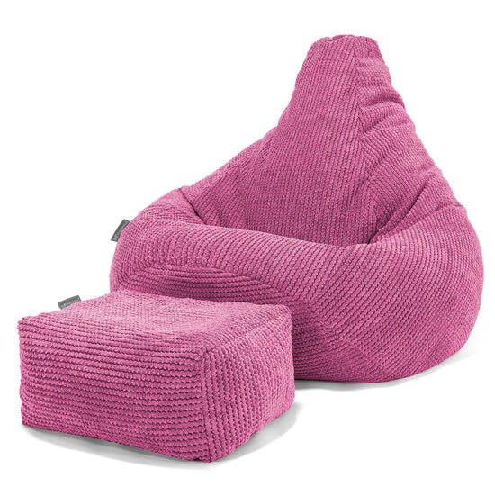 Kinder Gaming Sitzsack 6-14 Jahre - Pom-Pom Pink 03