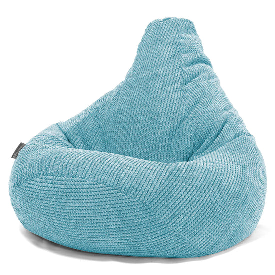 Kinder Gaming Sitzsack 6-14 Jahre - Pom-Pom Türkis 02