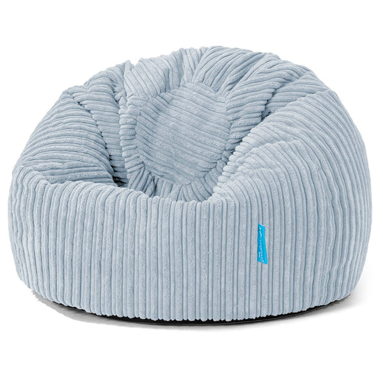 Klassicher Kindersessel Sitzsack 1-5 jahren - Cord Baby Blau_01